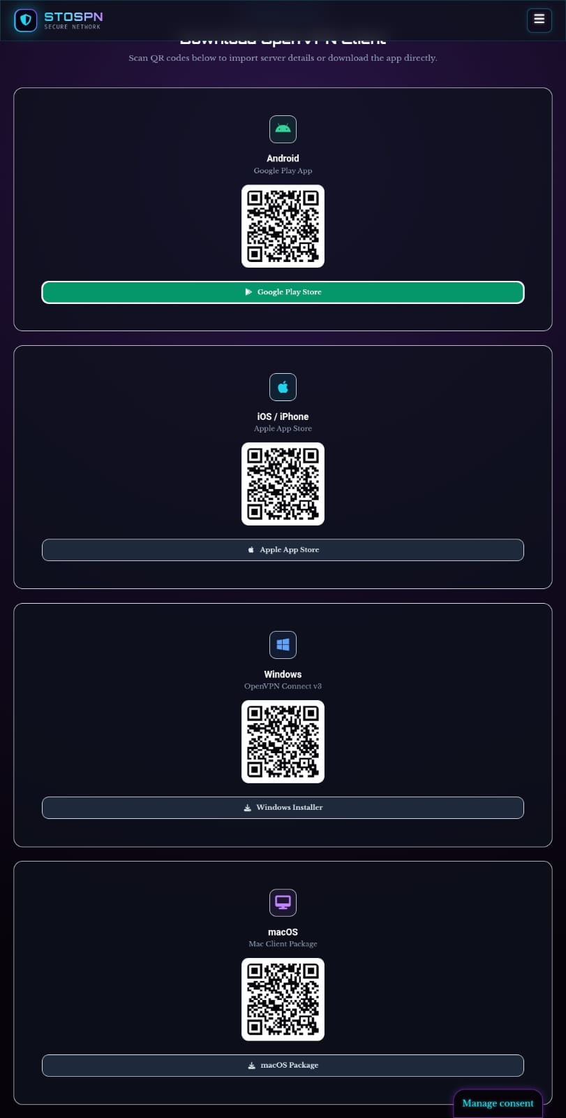 Install application