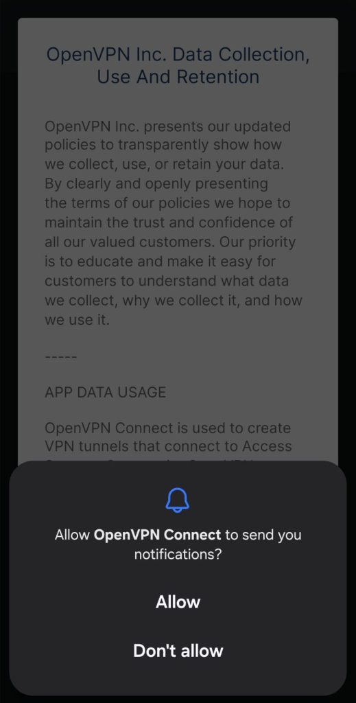 Allow Notifications